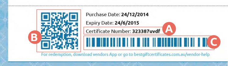 Best Gift Certificates. Vendors Help